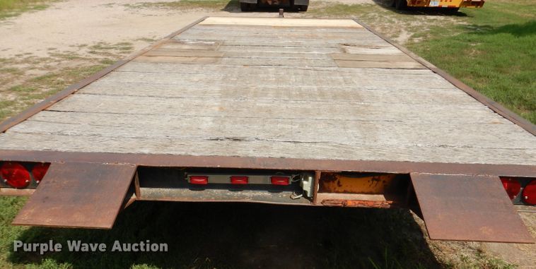 image for item DL5741 1974 Miller  tilt deck equipment trailer