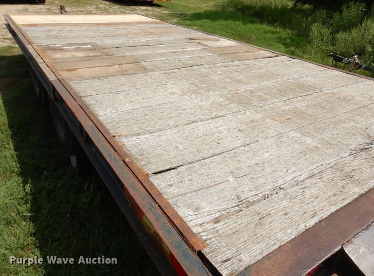 image for item DL5741 1974 Miller  tilt deck equipment trailer