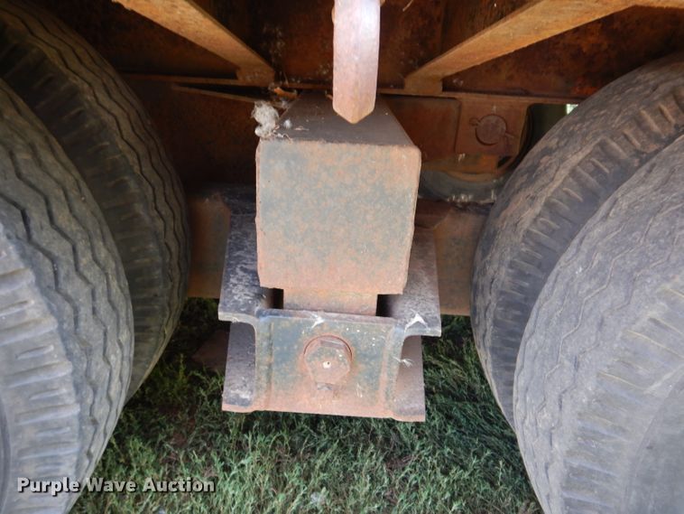 image for item DL5741 1974 Miller  tilt deck equipment trailer