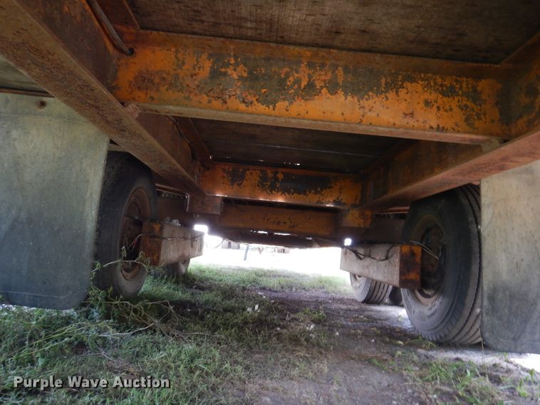 image for item DL5741 1974 Miller  tilt deck equipment trailer