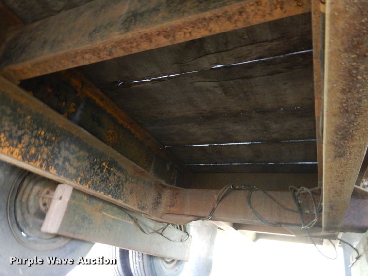 image for item DL5741 1974 Miller  tilt deck equipment trailer