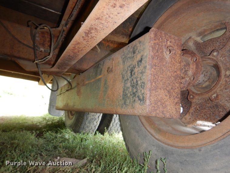 image for item DL5741 1974 Miller  tilt deck equipment trailer