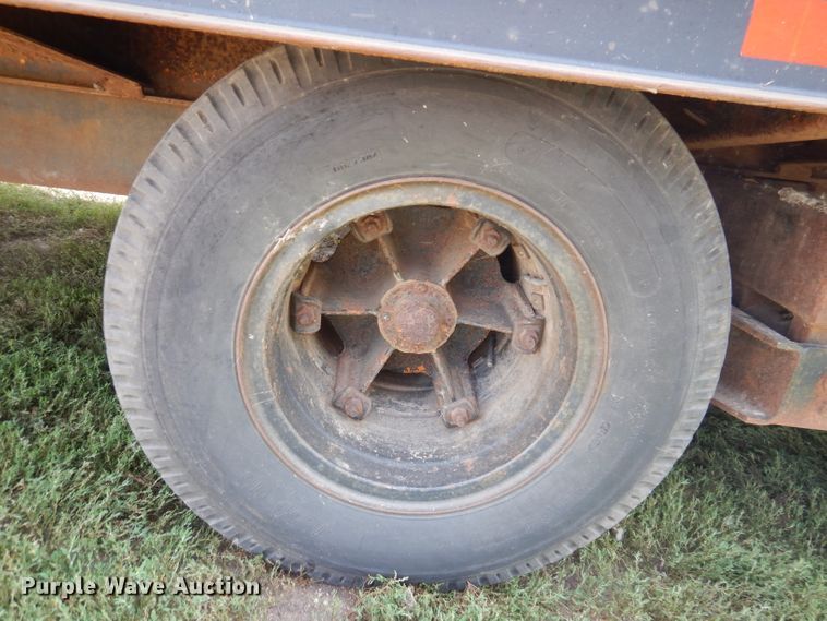 image for item DL5741 1974 Miller  tilt deck equipment trailer