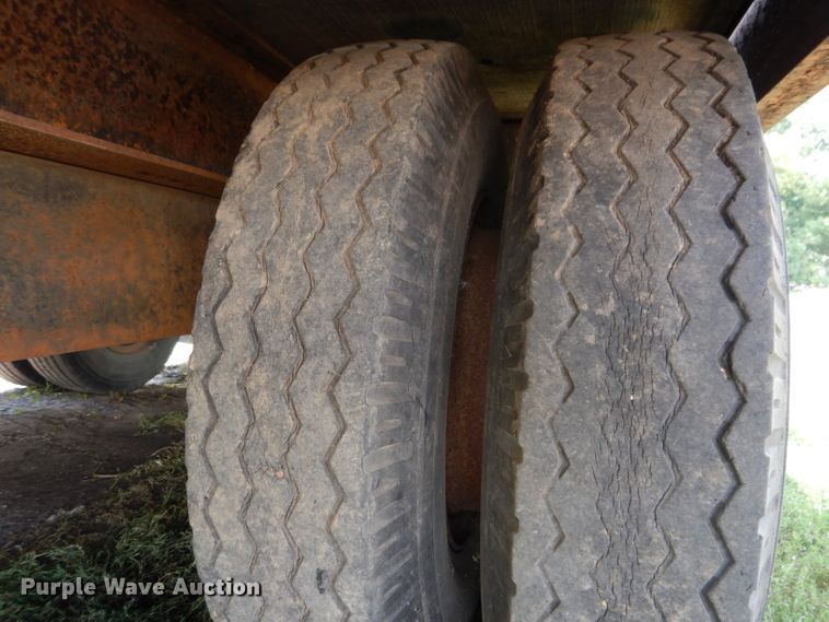 image for item DL5741 1974 Miller  tilt deck equipment trailer