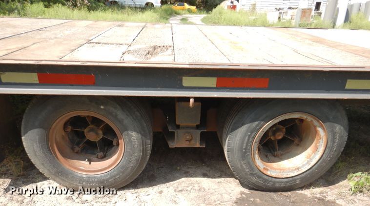 image for item DL5741 1974 Miller  tilt deck equipment trailer