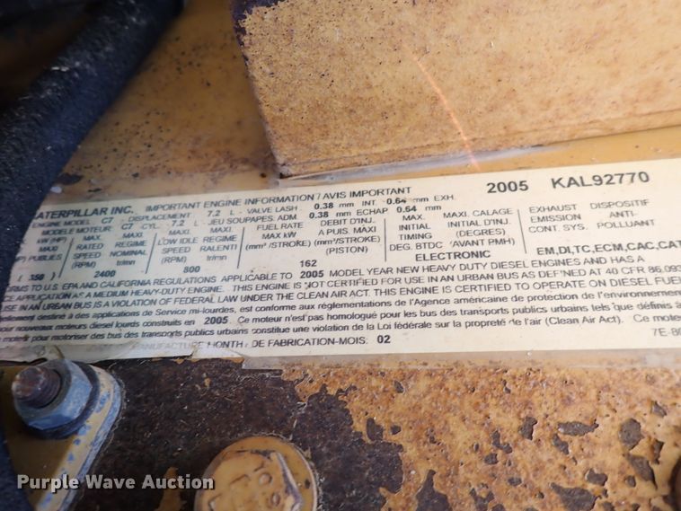 image for item DL7546 2005 Sterling LT7500  dump truck