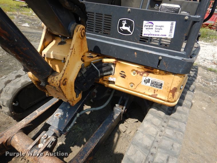 image for item DM0596 2012 John Deere 35D  mini excavator