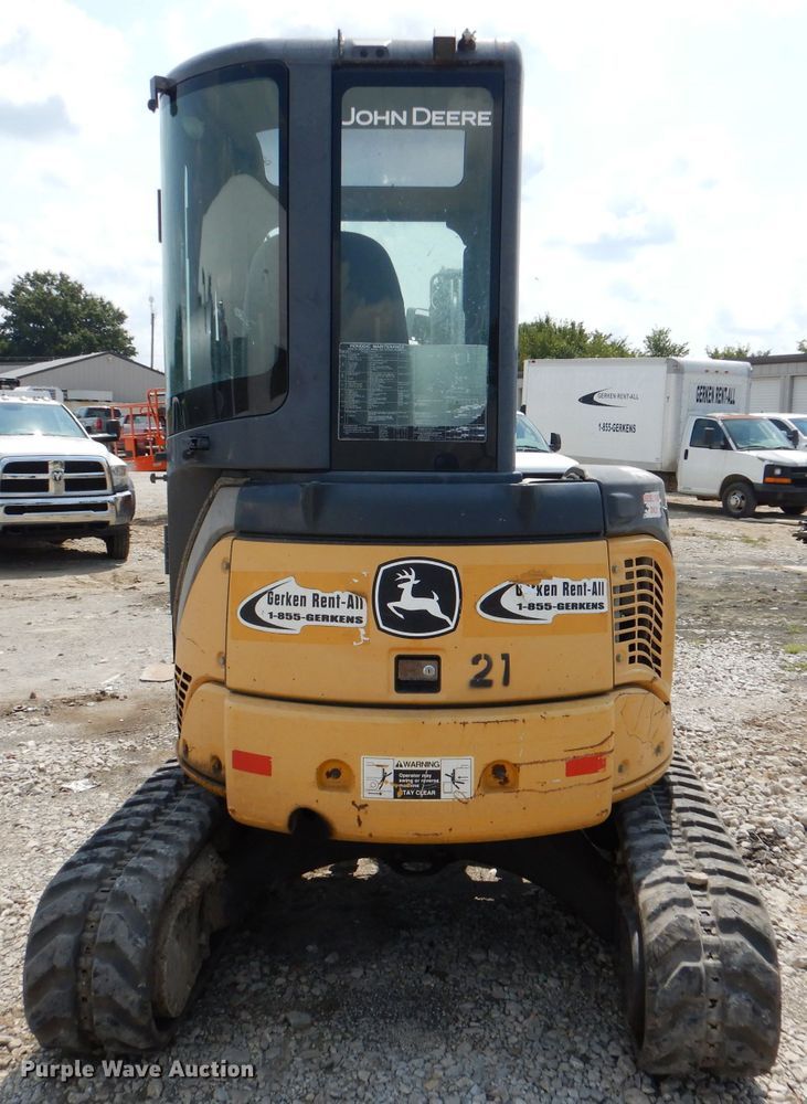 image for item DM0603 2012 John Deere 35D  mini excavator