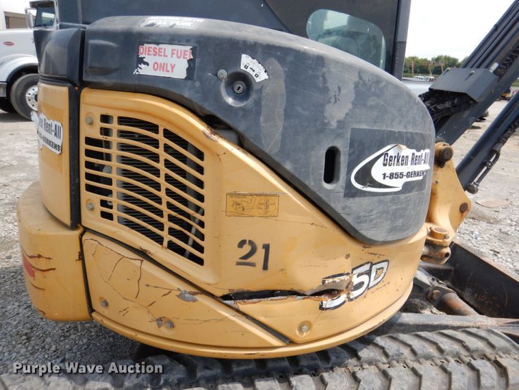 image for item DM0603 2012 John Deere 35D  mini excavator