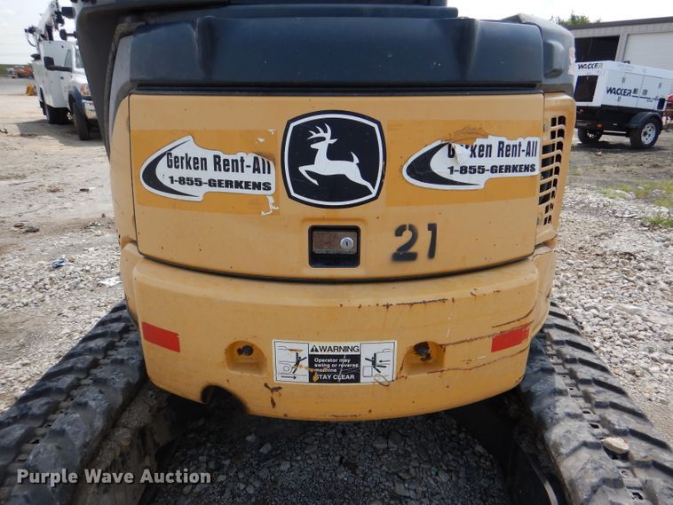 image for item DM0603 2012 John Deere 35D  mini excavator