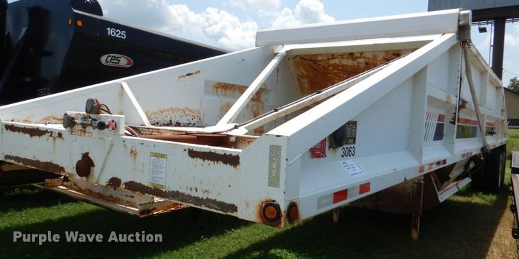 image for item DM3879 2013 Dakota Trailer MFG.  bottom dump trailer