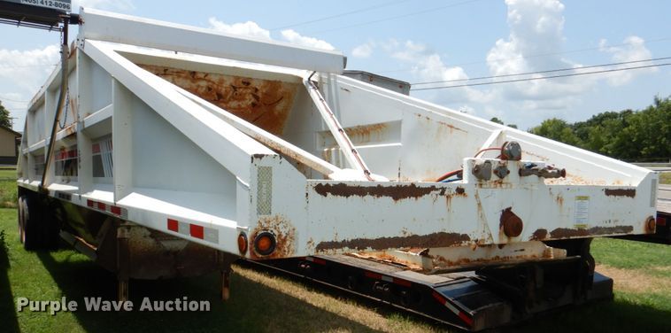 image for item DM3879 2013 Dakota Trailer MFG.  bottom dump trailer