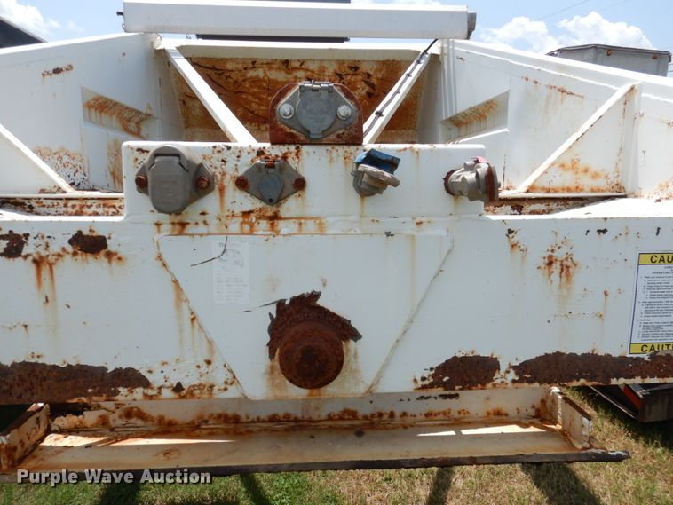 image for item DM3879 2013 Dakota Trailer MFG.  bottom dump trailer