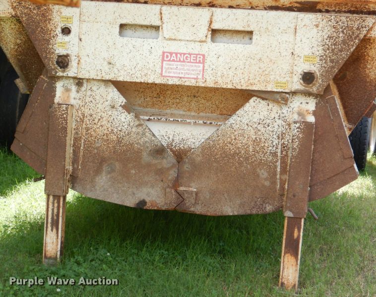 image for item DM3879 2013 Dakota Trailer MFG.  bottom dump trailer