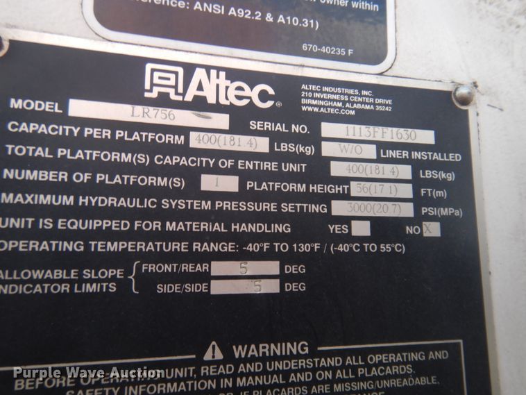 image for item DM5263 2014 International 7300  forestry bucket truck