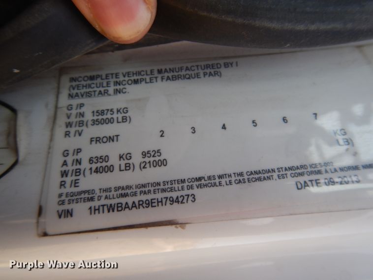 image for item DM5263 2014 International 7300  forestry bucket truck