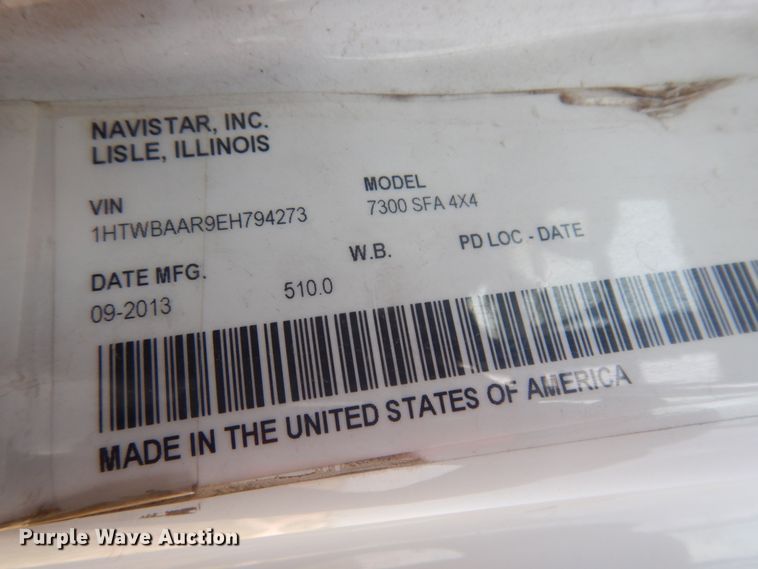 image for item DM5263 2014 International 7300  forestry bucket truck