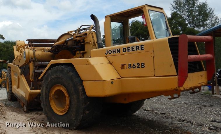 image for item DM6319 1989 John Deere 862B  elevating scraper