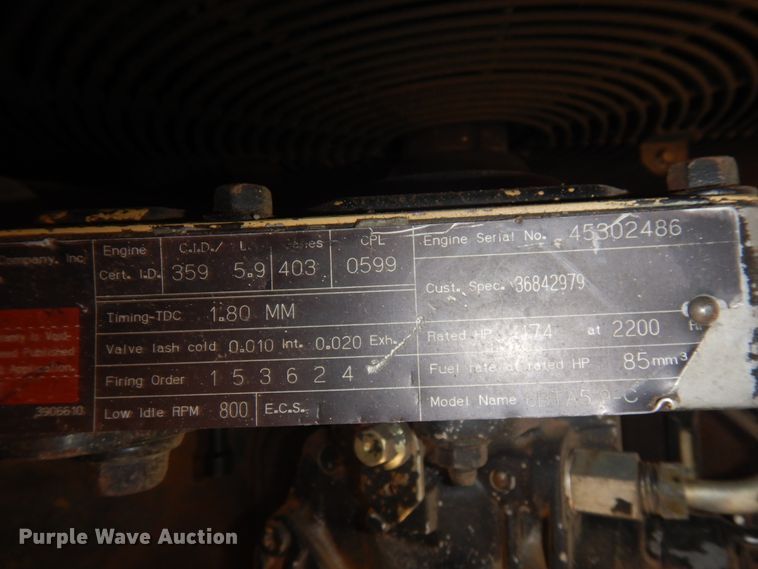 image for item ED9797 1996 Ingersoll Rand  air compressor