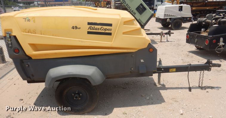 image for item ED9800 2017 Atlas Copco XAS185  air compressor