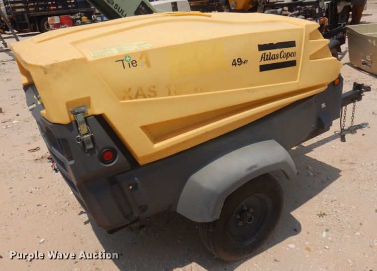 image for item ED9800 2017 Atlas Copco XAS185  air compressor