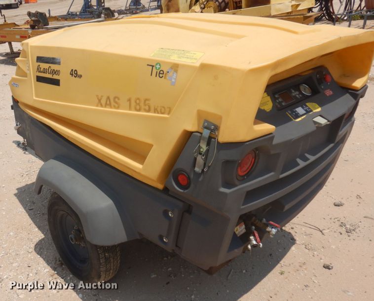 image for item ED9800 2017 Atlas Copco XAS185  air compressor