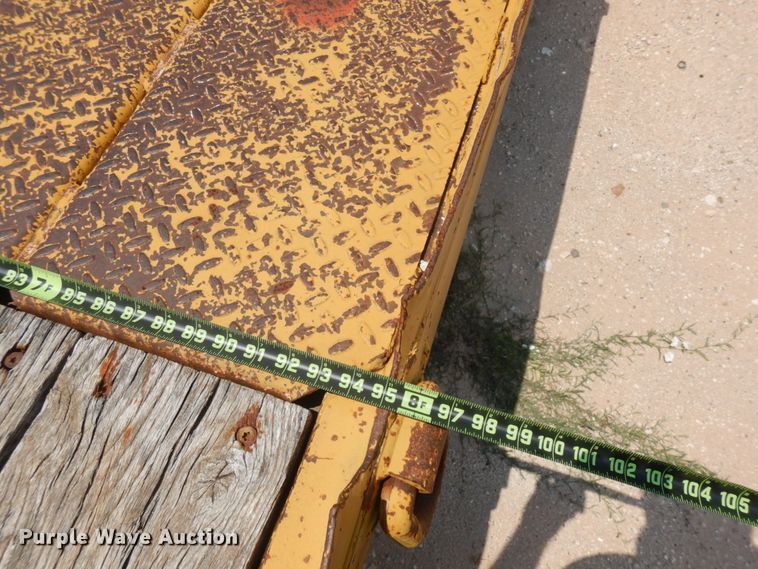 image for item ED9805 1999 Big Tex  equipment trailer