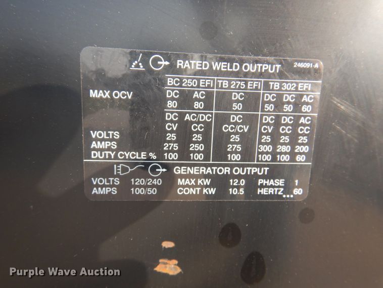 image for item EX9732 Miller Trailblazer  welder