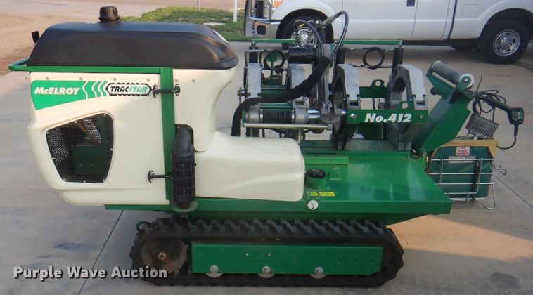 image for item EX9734 McElroy TracStar 412  pipe fusion machine