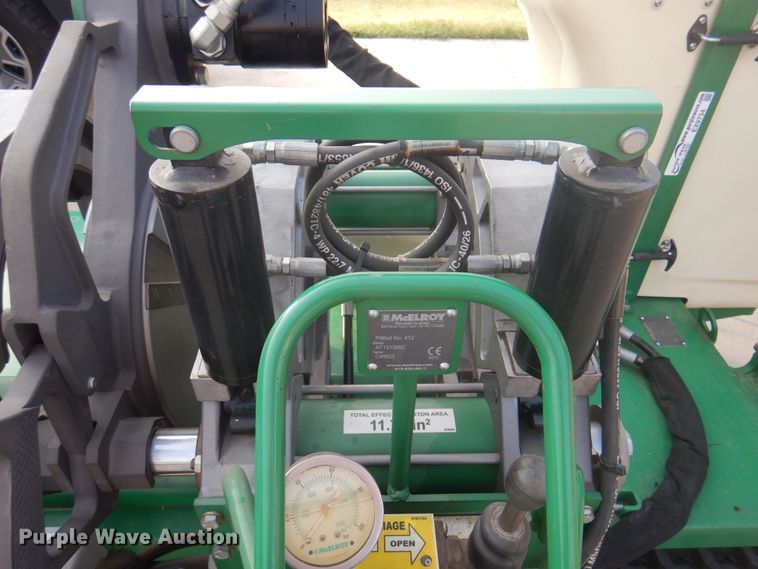image for item EX9734 McElroy TracStar 412  pipe fusion machine