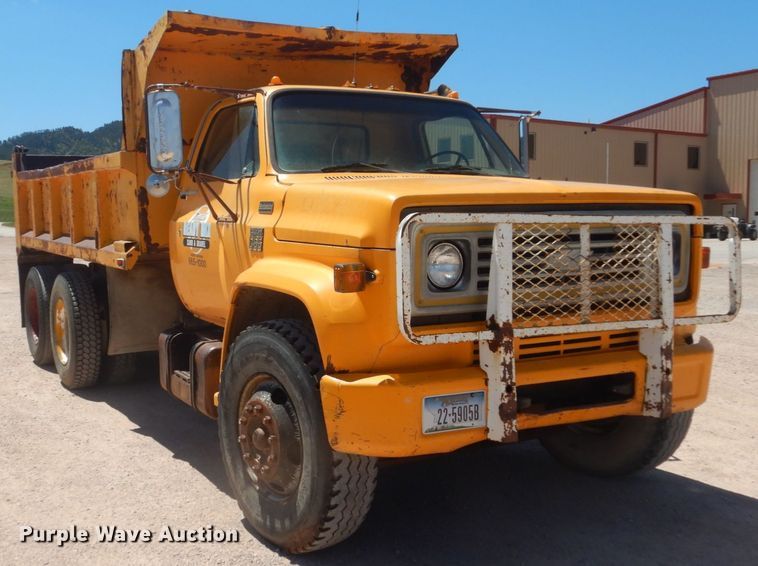 image for item HI9823 1977 Chevrolet C65  dump truck