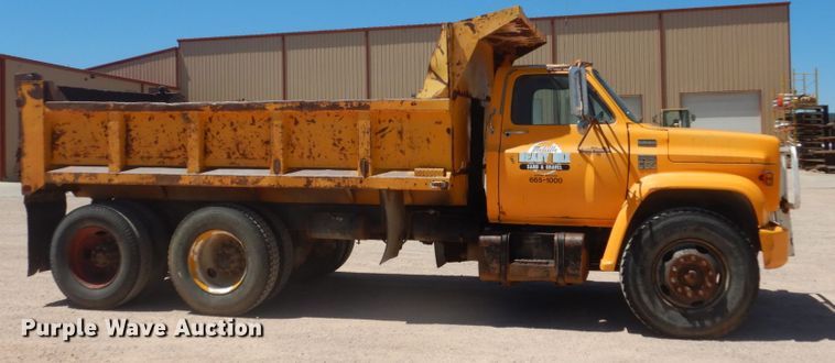 image for item HI9823 1977 Chevrolet C65  dump truck