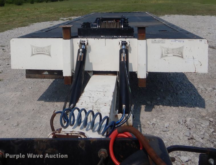 image for item HT9382 1996 Landoll  tilt deck equipment trailer