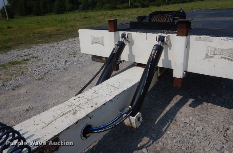 image for item HT9382 1996 Landoll  tilt deck equipment trailer