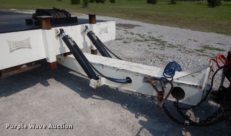 image for item HT9382 1996 Landoll  tilt deck equipment trailer