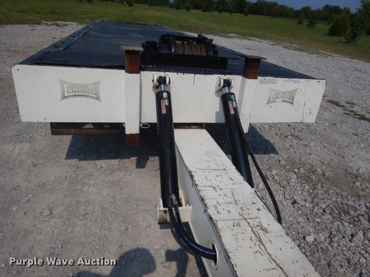 image for item HT9382 1996 Landoll  tilt deck equipment trailer