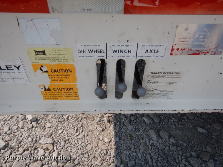 image for item HT9382 1996 Landoll  tilt deck equipment trailer