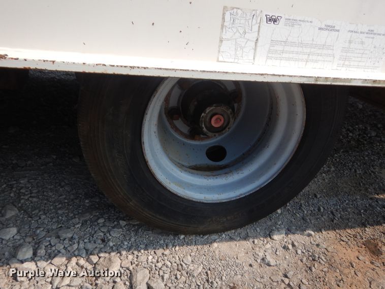 image for item HT9382 1996 Landoll  tilt deck equipment trailer