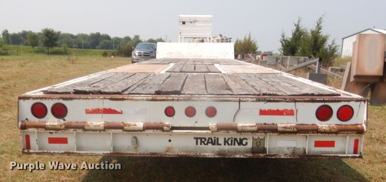 image for item HT9387 2001 Trail King TK60H1-442  lowboy equipment trailer