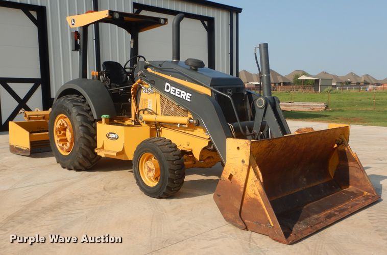 image for item IN9497 2014 John Deere 210K  landscape tractor