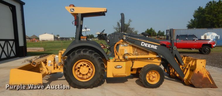 image for item IN9497 2014 John Deere 210K  landscape tractor