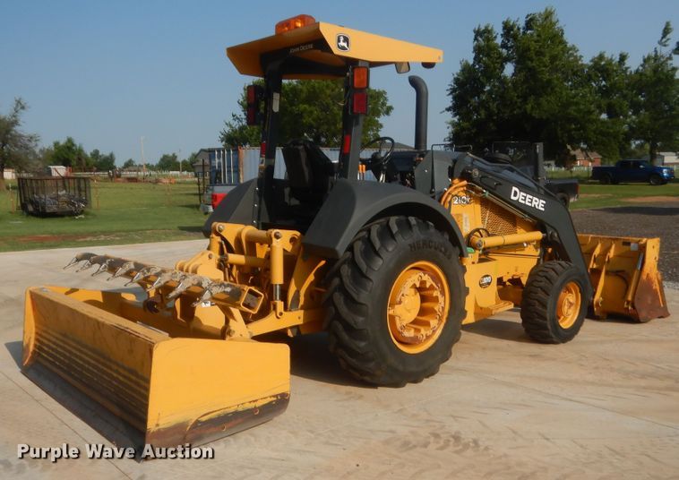 image for item IN9497 2014 John Deere 210K  landscape tractor