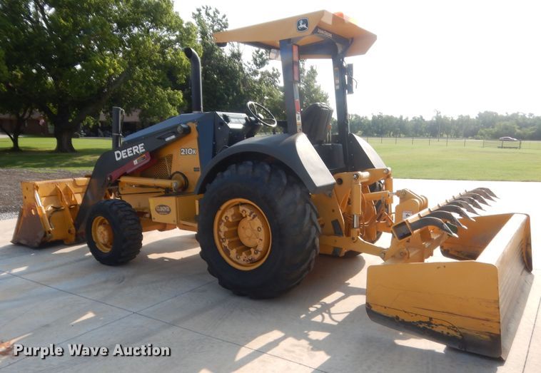 image for item IN9497 2014 John Deere 210K  landscape tractor
