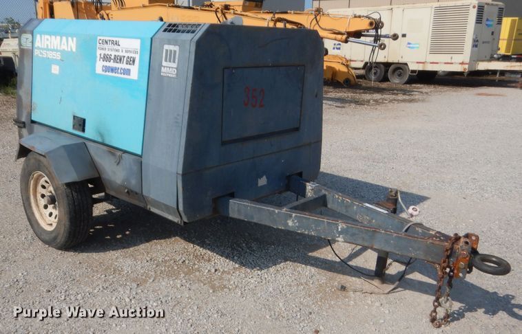 image for item IN9498 2008 Airman PDS185S  air compressor