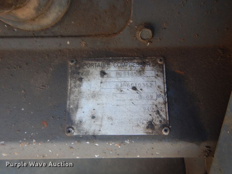 image for item IN9498 2008 Airman PDS185S  air compressor