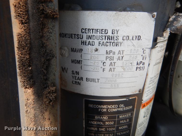 image for item IN9498 2008 Airman PDS185S  air compressor