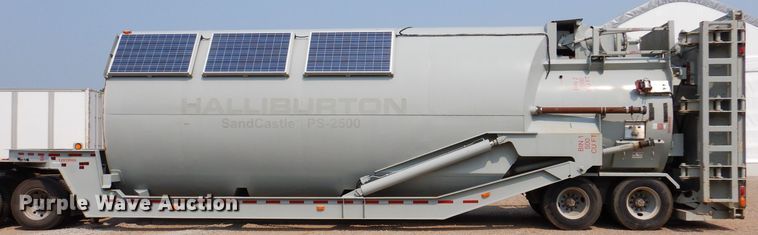 image for item IN9820 2012 Mertz Manufacturing PS-2500  sand silo trailer