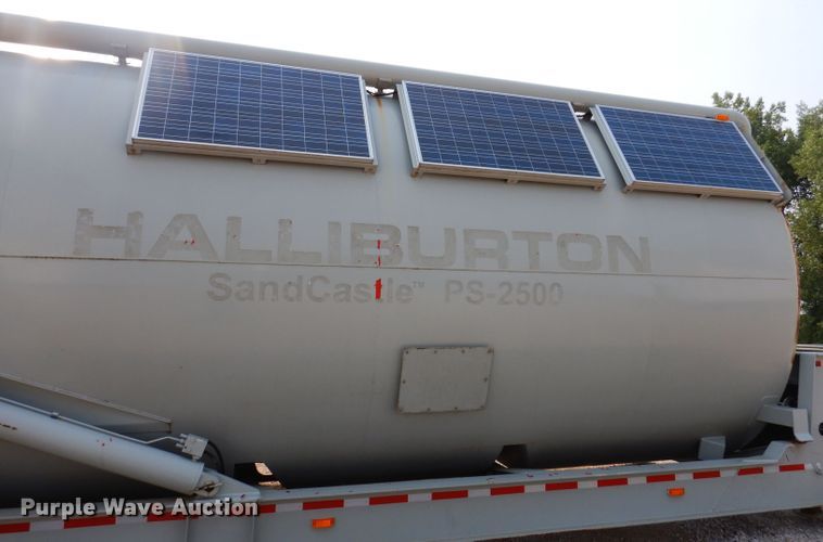 image for item IN9820 2012 Mertz Manufacturing PS-2500  sand silo trailer