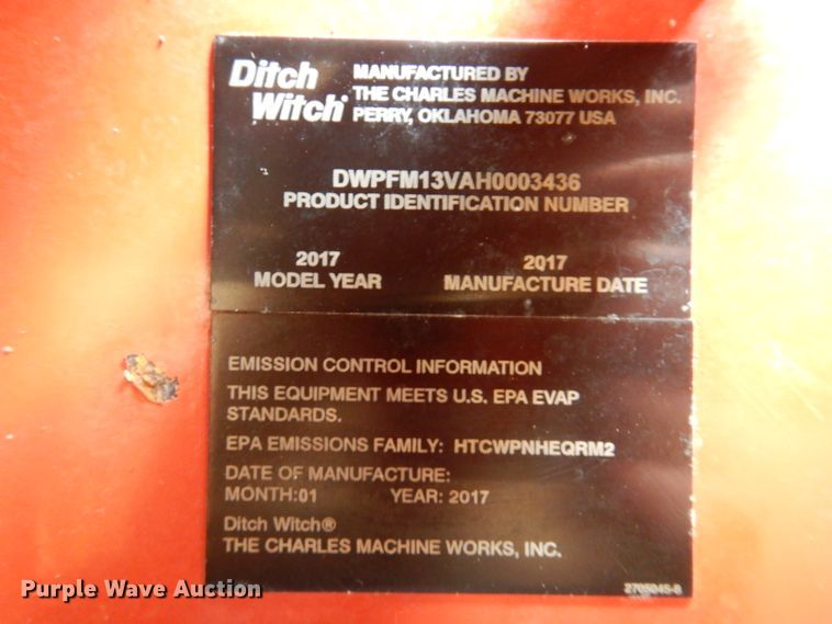 image for item IN9837 2017 Ditch Witch FM13V  Mud mixing unit