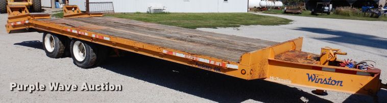 image for item IN9854 2005 Winston 40K  equipment trailer